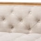 Baxton Studio Agnes Beige Linen Upholstered and White-Washed Oak Wood Sofa 152-9385 - alternate 5